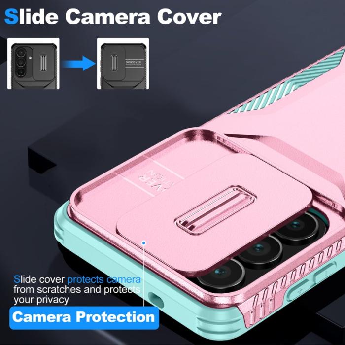 OEM - Mobilskal för Samsung Galaxy S26 Camshield TPU + PC - Rosa