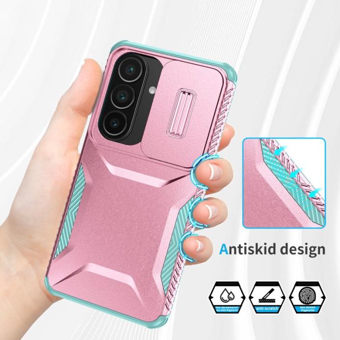 OEM - Mobilskal för Samsung Galaxy S26 Camshield TPU + PC - Rosa