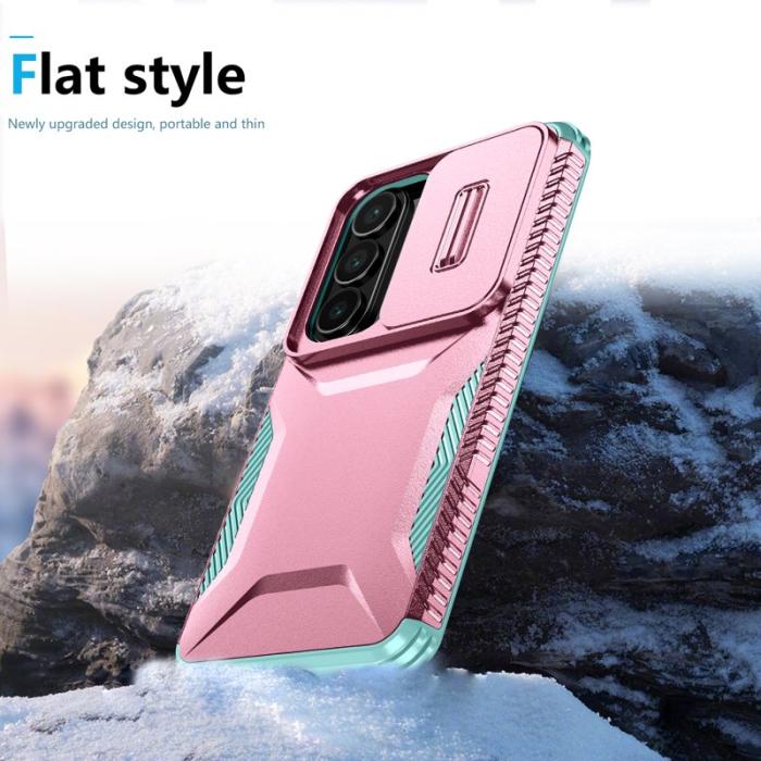 OEM - Mobilskal för Samsung Galaxy S26 Camshield TPU + PC - Rosa