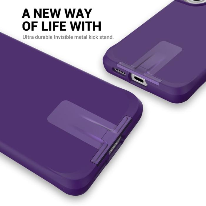 OEM - Mobilskal för Samsung Galaxy S26 Kickstand PC + TPU - Lila