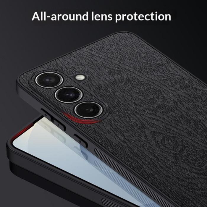 OEM - Mobilskal för Samsung Galaxy S26 Konstläder - Brun