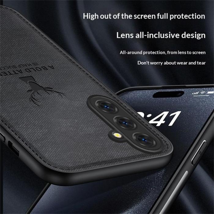 OEM - Mobilskal för Samsung Galaxy S26 Konstläder - Grå