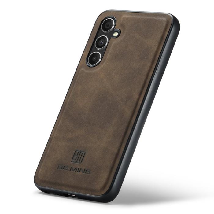 DG.MING - DG.Ming Mobilskal för Samsung Galaxy S26 Konstläder PC + TPU - Kaffe