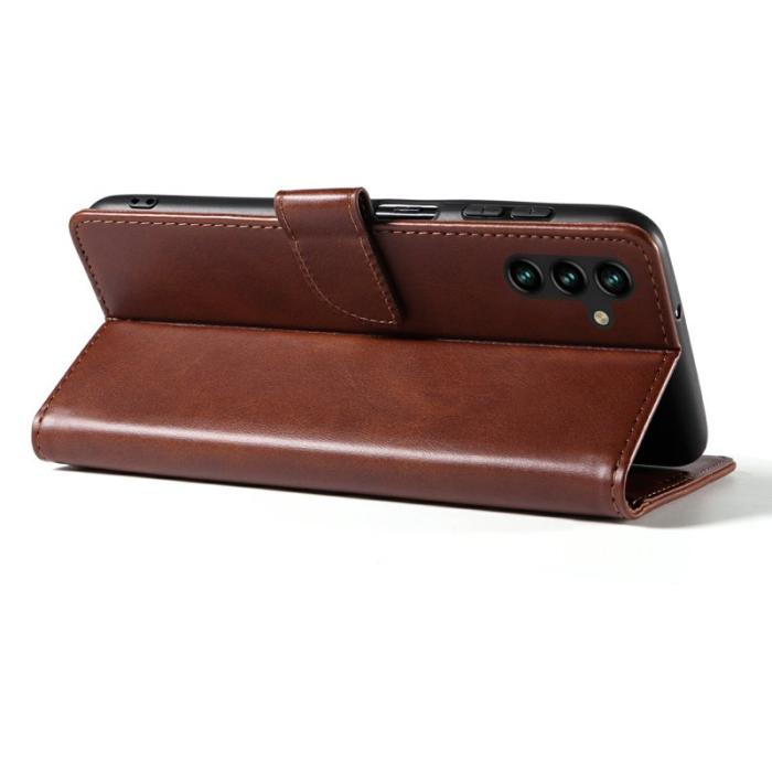 OEM - Mobilskal för Samsung Galaxy S26 Magnetiskt Konstläder - Brun