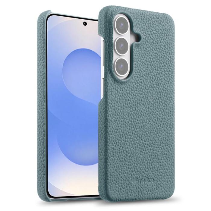 Melkco - MELKCO Mobilskal för Samsung Galaxy S26 Magnetiskt Äkta läder PC - Blå