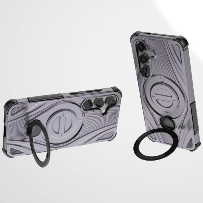 OEM - Mobilskal för Samsung Galaxy S26 Magnetiskt Kickstand TPU PC - Lila