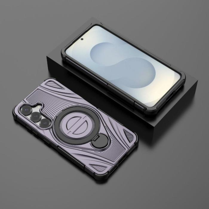 OEM - Mobilskal för Samsung Galaxy S26 Magnetiskt Kickstand TPU PC - Lila