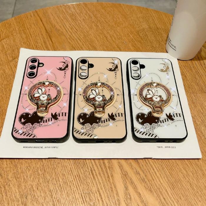 OEM - Mobilskal för Samsung Galaxy S26 Magnetiskt Kickstand TPU + PC - Rosa