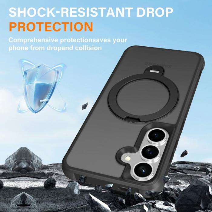 OEM - Mobilskal för Samsung Galaxy S26 Magnetiskt Kickstand TPU - Svart