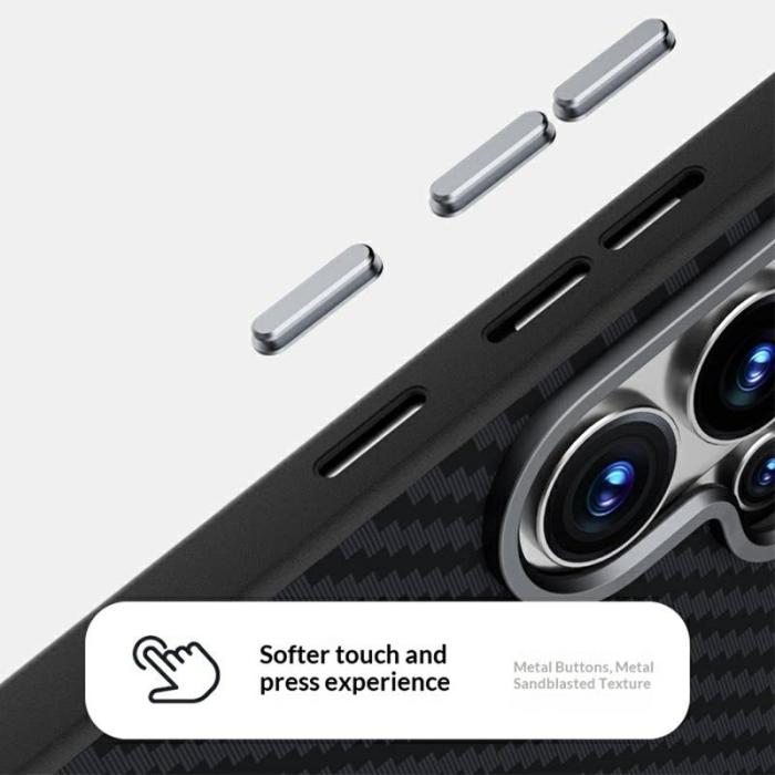 ABEEL - ABEEL Mobilskal för Samsung Galaxy S26 Magnetiskt kolfiber - Svart