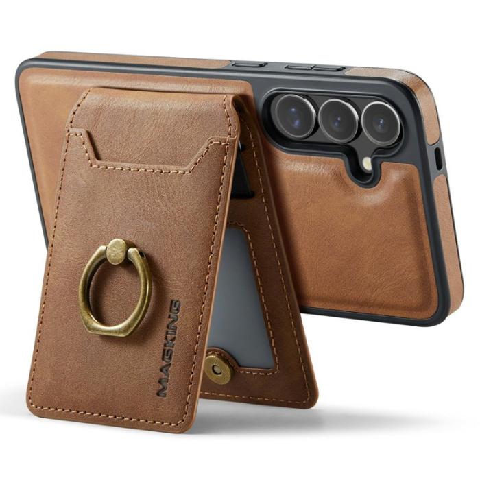 MAGKING - MAGKING Mobilskal för Samsung Galaxy S26 Magnetiskt PC + TPU - Brun