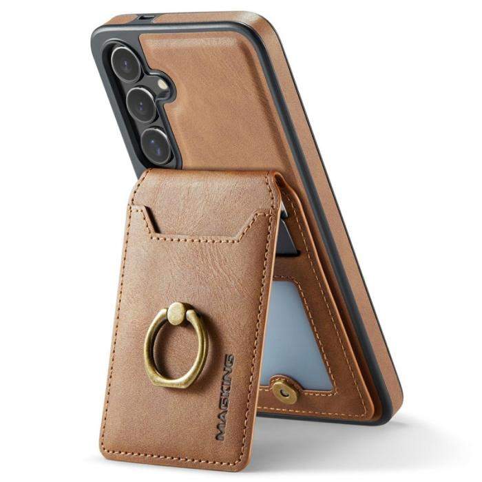 MAGKING - MAGKING Mobilskal för Samsung Galaxy S26 Magnetiskt PC + TPU - Brun