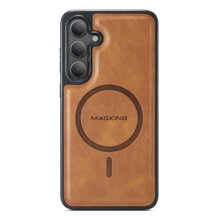 MAGKING - MAGKING Mobilskal för Samsung Galaxy S26 Magnetiskt PC + TPU - Brun
