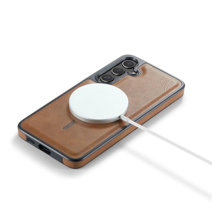 MAGKING - MAGKING Mobilskal för Samsung Galaxy S26 Magnetiskt PC + TPU - Brun