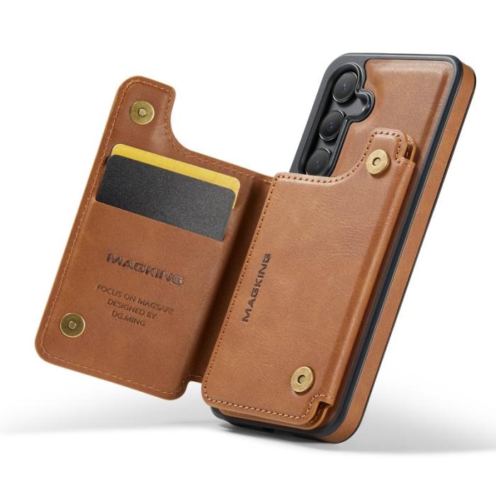 MAGKING - MAGKING Mobilskal för Samsung Galaxy S26 Magnetiskt PC + TPU - Brun