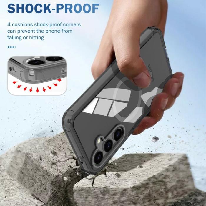 OEM - Mobilskal för Samsung Galaxy S26 Magnetiskt PC + TPU - Grå