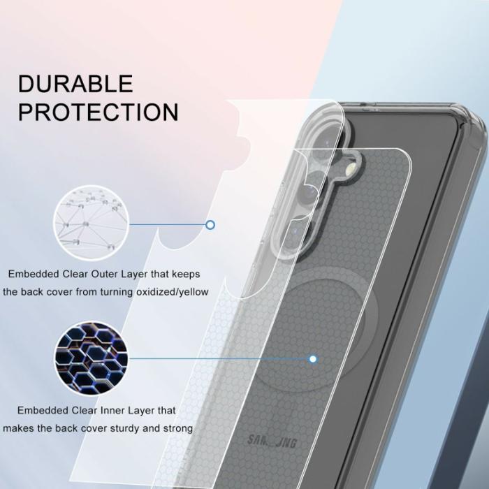 OEM - Mobilskal för Samsung Galaxy S26 Magnetiskt PC + TPU - Grå