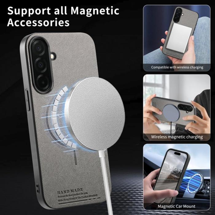 OEM - Mobilskal för Samsung Galaxy S26 Magnetiskt PC + TPU - Grå