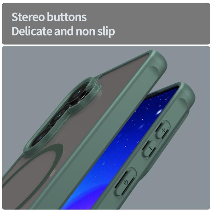 OEM - Mobilskal för Samsung Galaxy S26 Magnetiskt PC + TPU - Grön