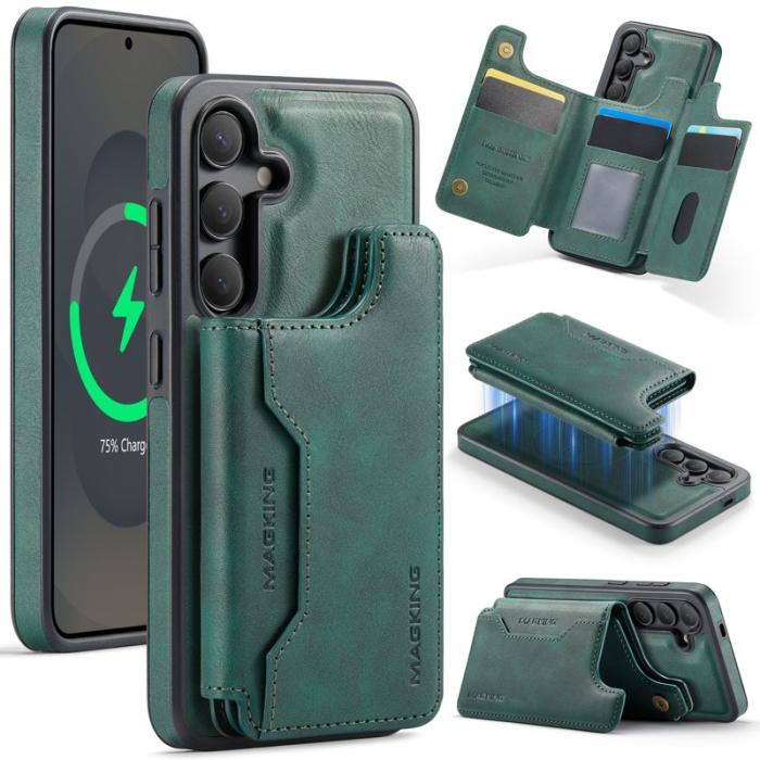 MAGKING - MAGKING Mobilskal för Samsung Galaxy S26 Magnetiskt PC + TPU - Grön