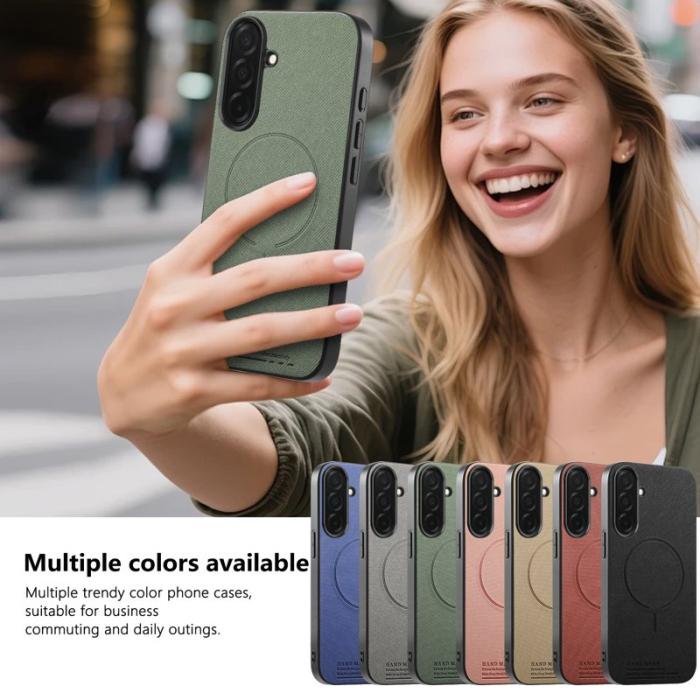 OEM - Mobilskal för Samsung Galaxy S26 Magnetiskt PC + TPU - Grön