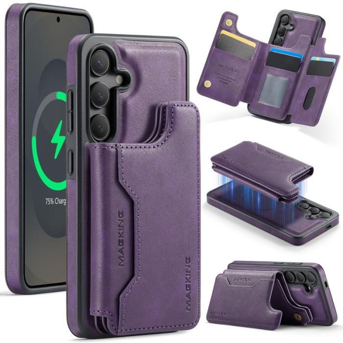 MAGKING - MAGKING Mobilskal för Samsung Galaxy S26 Magnetiskt PC + TPU - Lila