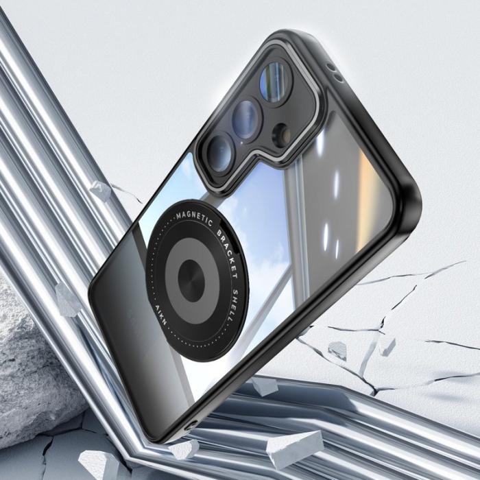 OEM - Mobilskal för Samsung Galaxy S26 Magnetiskt PC + TPU med Kickstand - Svart