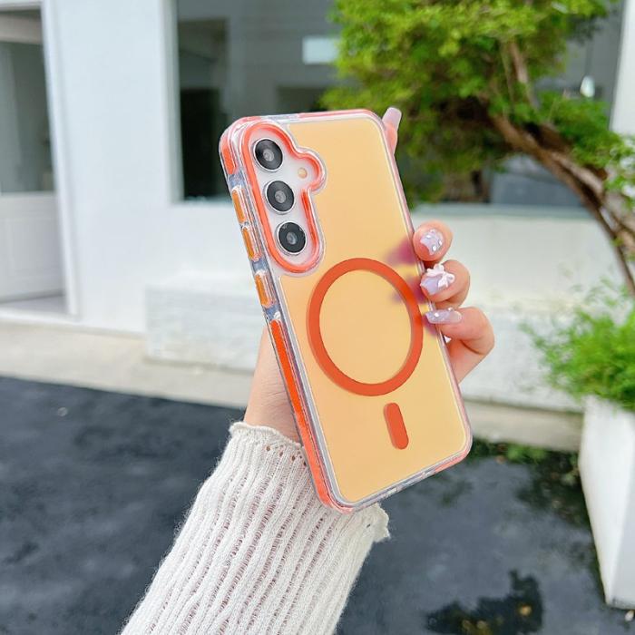 OEM - Mobilskal för Samsung Galaxy S26 Magnetiskt PC + TPU - Orange