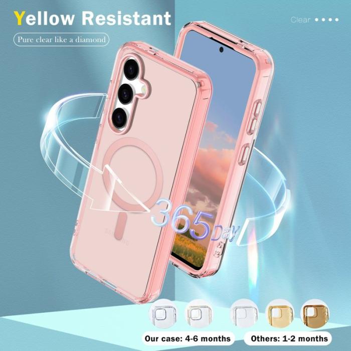 OEM - Mobilskal för Samsung Galaxy S26 Magnetiskt PC + TPU - Rosa