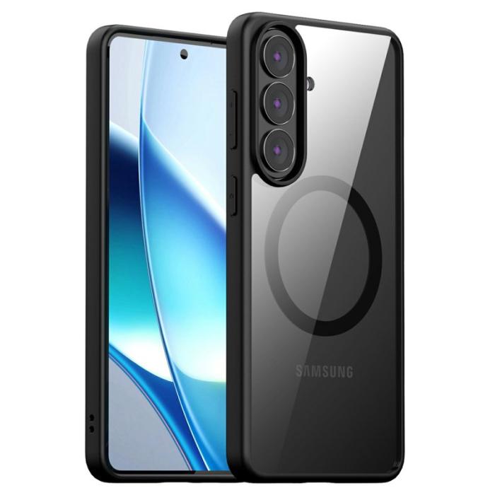 OEM - Mobilskal för Samsung Galaxy S26 Magnetiskt PC + TPU Stöttålig - Svart