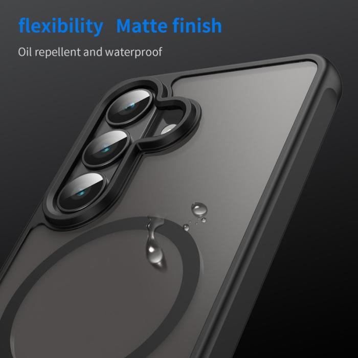 OEM - Mobilskal för Samsung Galaxy S26 Magnetiskt PC + TPU - Svart