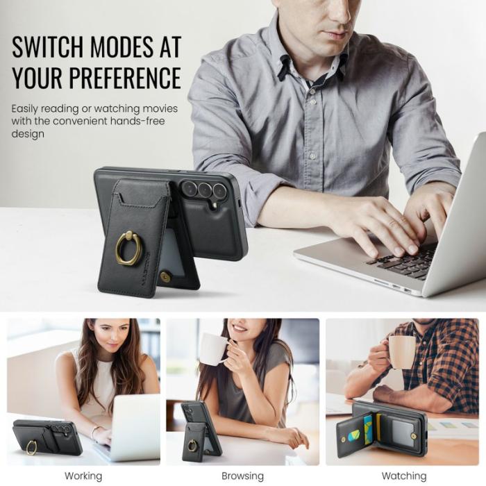 MAGKING - MAGKING Mobilskal för Samsung Galaxy S26 Magnetiskt PC + TPU - Svart