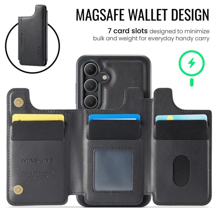 MAGKING - MAGKING Mobilskal för Samsung Galaxy S26 Magnetiskt PC + TPU - Svart