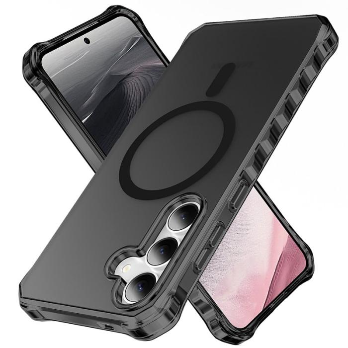 OEM - Mobilskal för Samsung Galaxy S26 Magnetiskt PC + TPU - Svart