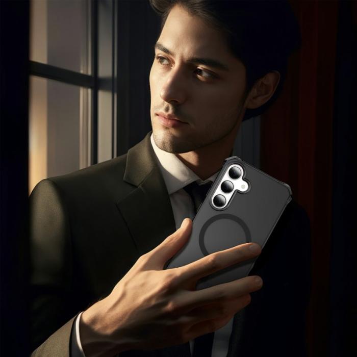 OEM - Mobilskal för Samsung Galaxy S26 Magnetiskt PC + TPU - Svart