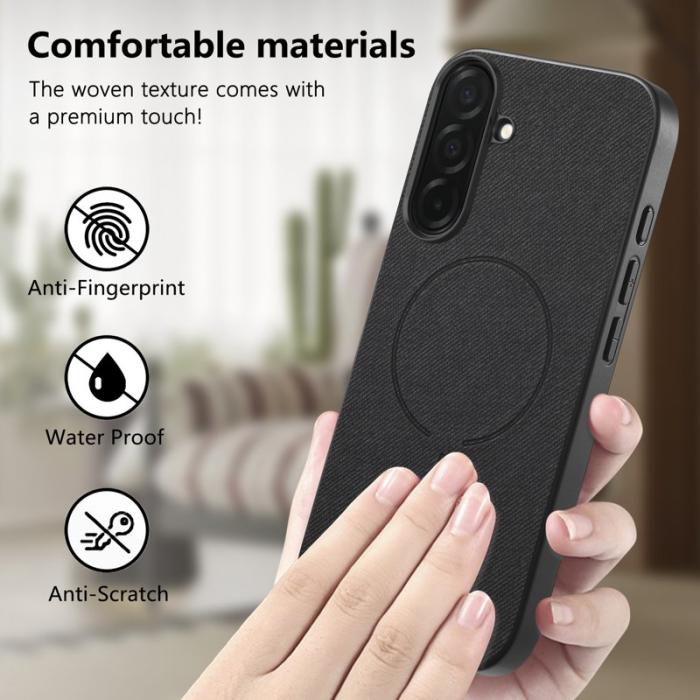 OEM - Mobilskal för Samsung Galaxy S26 Magnetiskt PC + TPU - Svart