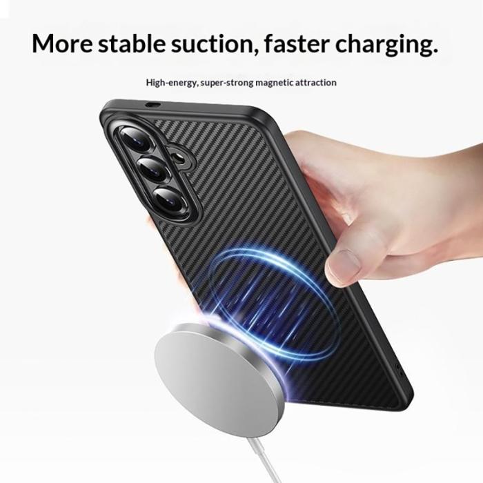 OEM - Mobilskal för Samsung Galaxy S26 Magnetiskt PC + TPU - Svart