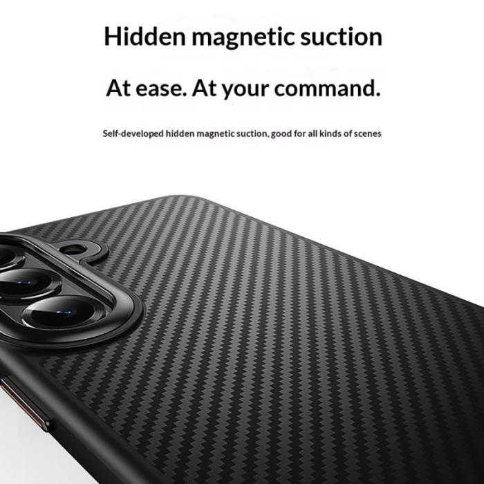 OEM - Mobilskal för Samsung Galaxy S26 Magnetiskt PC + TPU - Svart