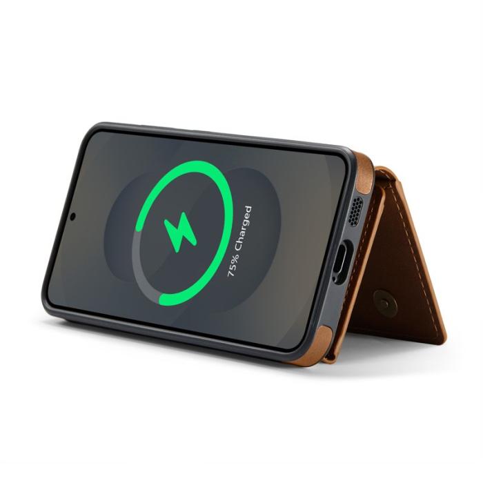 MAGKING - MAGKING Mobilskal för Samsung Galaxy S26 Magnetiskt PU + TPU - Brun