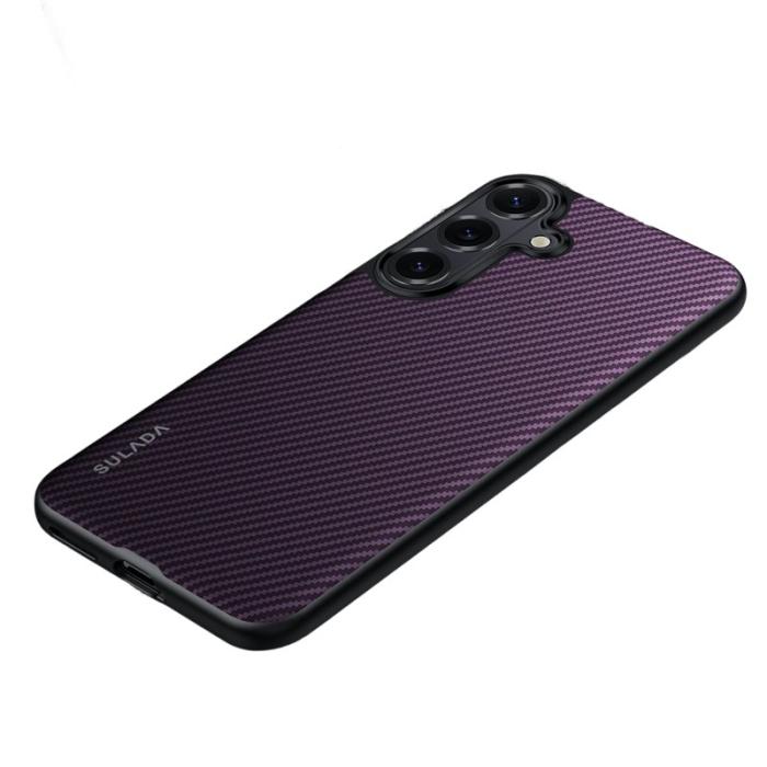 SULADA - Sulada Mobilskal för Samsung Galaxy S26 Magnetiskt PU + TPU - Lila