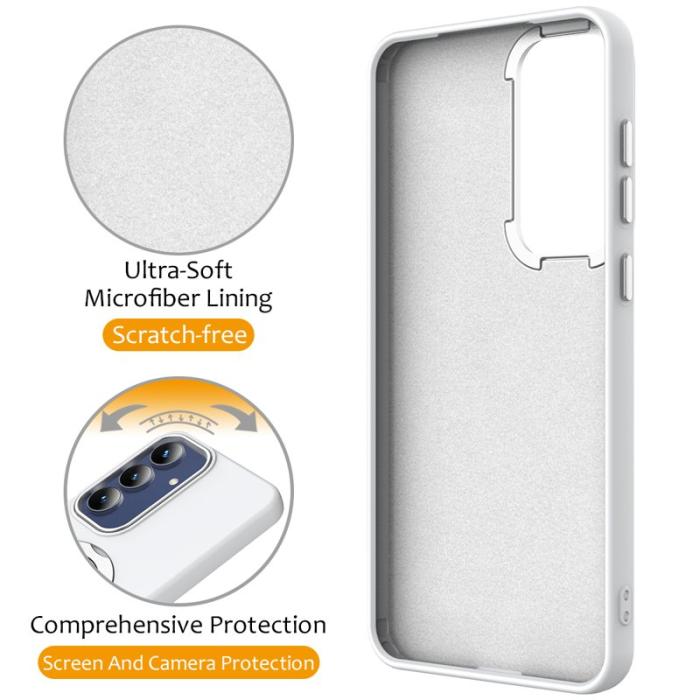 OEM - Mobilskal för Samsung Galaxy S26 Magnetiskt Ring Kickstand TPU + PC - Vit