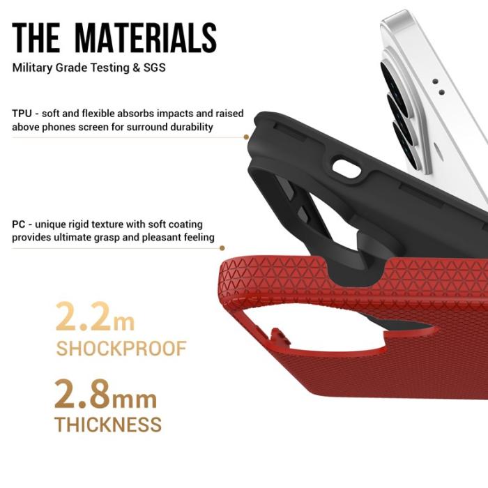 OEM - Mobilskal för Samsung Galaxy S26 Magnetiskt Shockproof TPU + PC - Röd