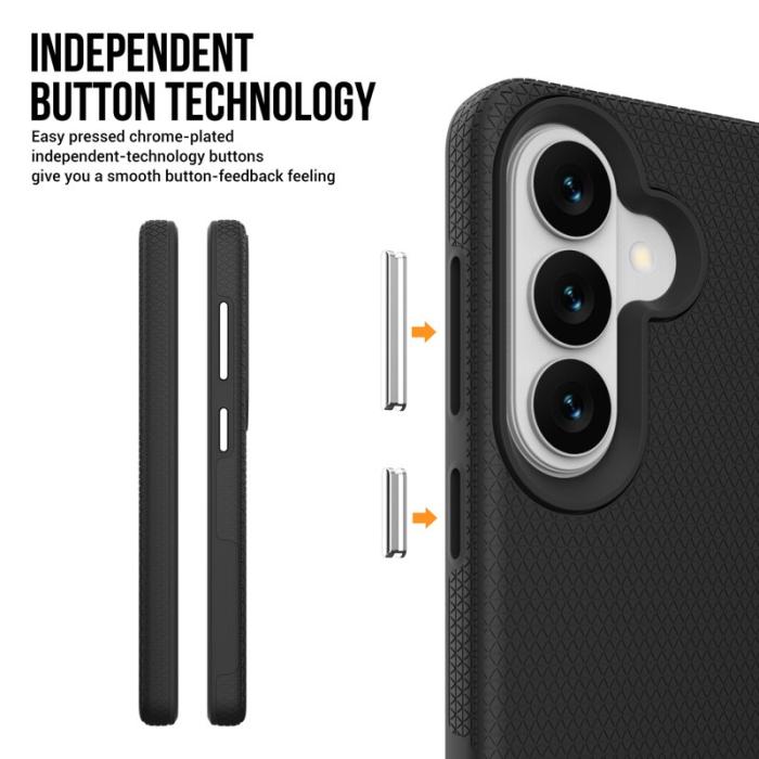 OEM - Mobilskal för Samsung Galaxy S26 Magnetiskt Shockproof TPU + PC - Svart