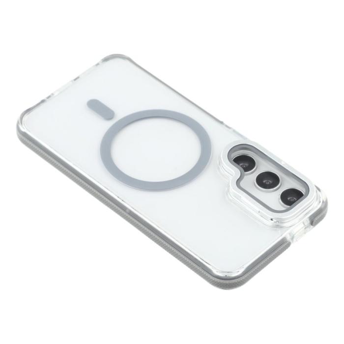 OEM - Mobilskal för Samsung Galaxy S26 Magnetiskt TPU + Akryl - Grå