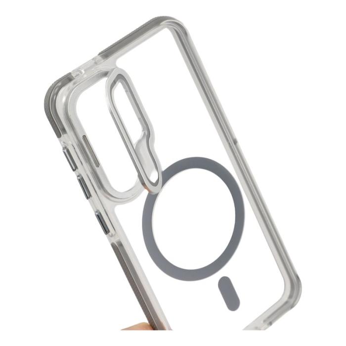 OEM - Mobilskal för Samsung Galaxy S26 Magnetiskt TPU + Akryl - Grå