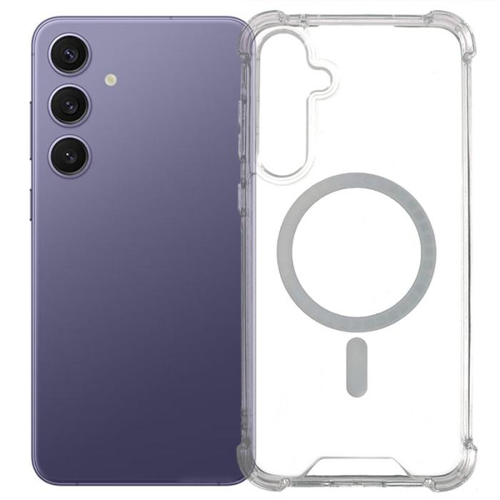 OEM - Mobilskal för Samsung Galaxy S26 Magnetiskt TPU + Akryl - Transparent