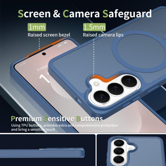 OEM - Mobilskal för Samsung Galaxy S26 Magnetiskt TPU - Blå