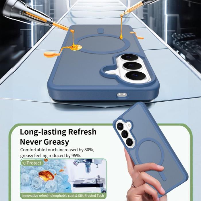 OEM - Mobilskal för Samsung Galaxy S26 Magnetiskt TPU - Blå