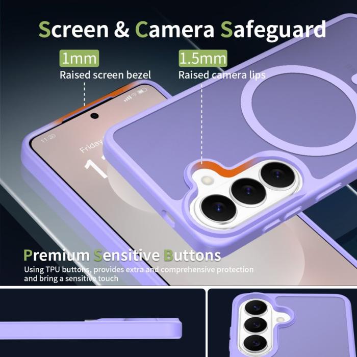 OEM - Mobilskal för Samsung Galaxy S26 Magnetiskt TPU - Lila