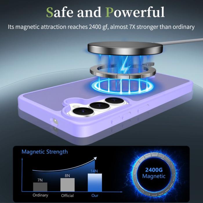OEM - Mobilskal för Samsung Galaxy S26 Magnetiskt TPU - Lila